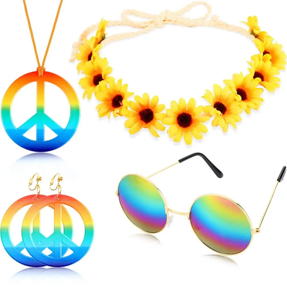 Rainbow Glitter Star Shades Glasses Fancy Dress Up Halloween Costume Accessory