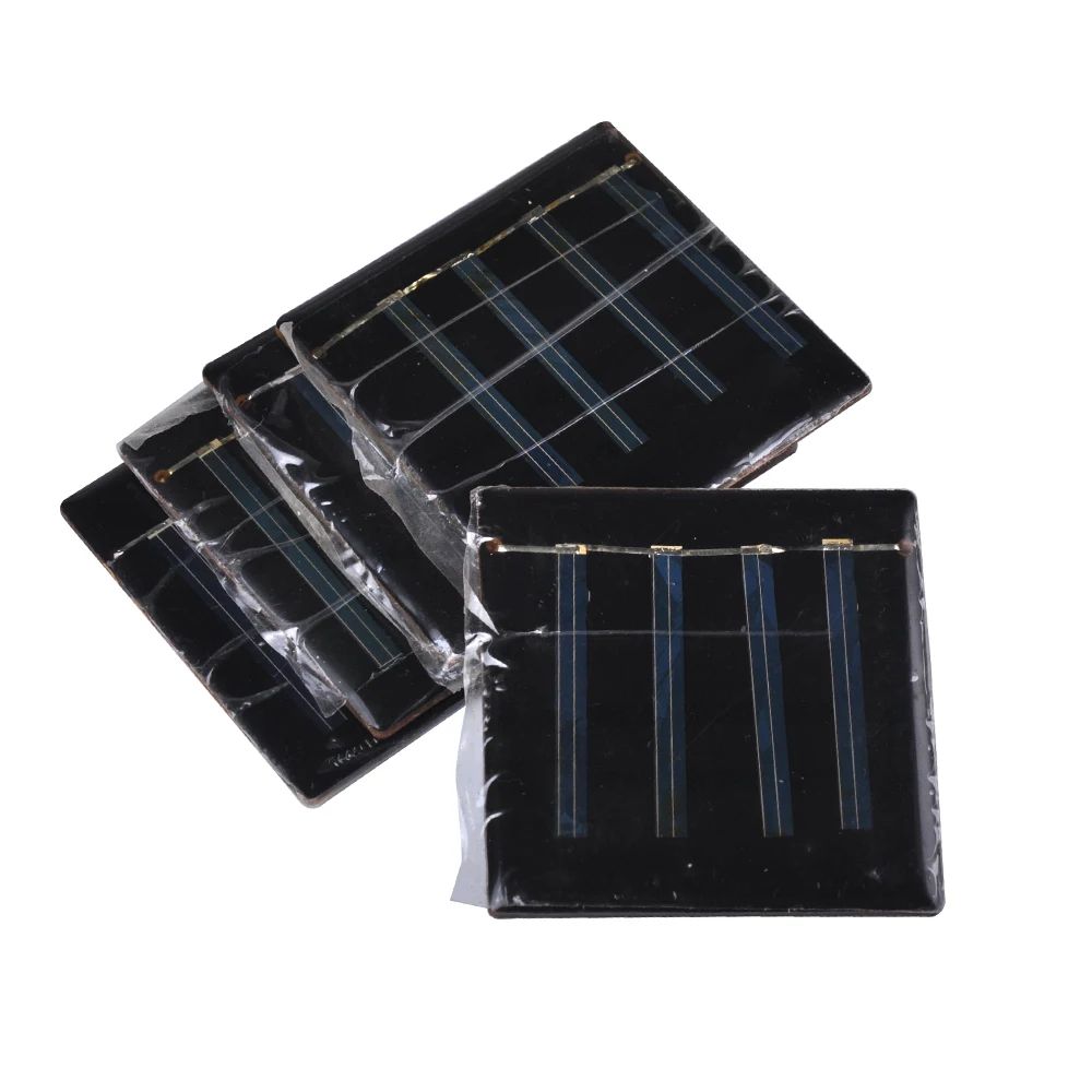 Солнечная панель 2 V Мини Солнечная система DIY для батареи зарядные устройства для сотовых телефонов Портативный 45mA солнечной батареи Рабочий ток