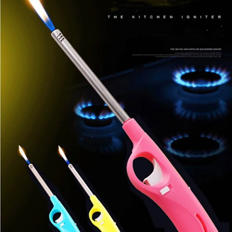 

Extended BBQ Dispatch Picnic Lighters Open Flame Gas Stove Ignition Stick Lighter Gun Lighter For The kitchen