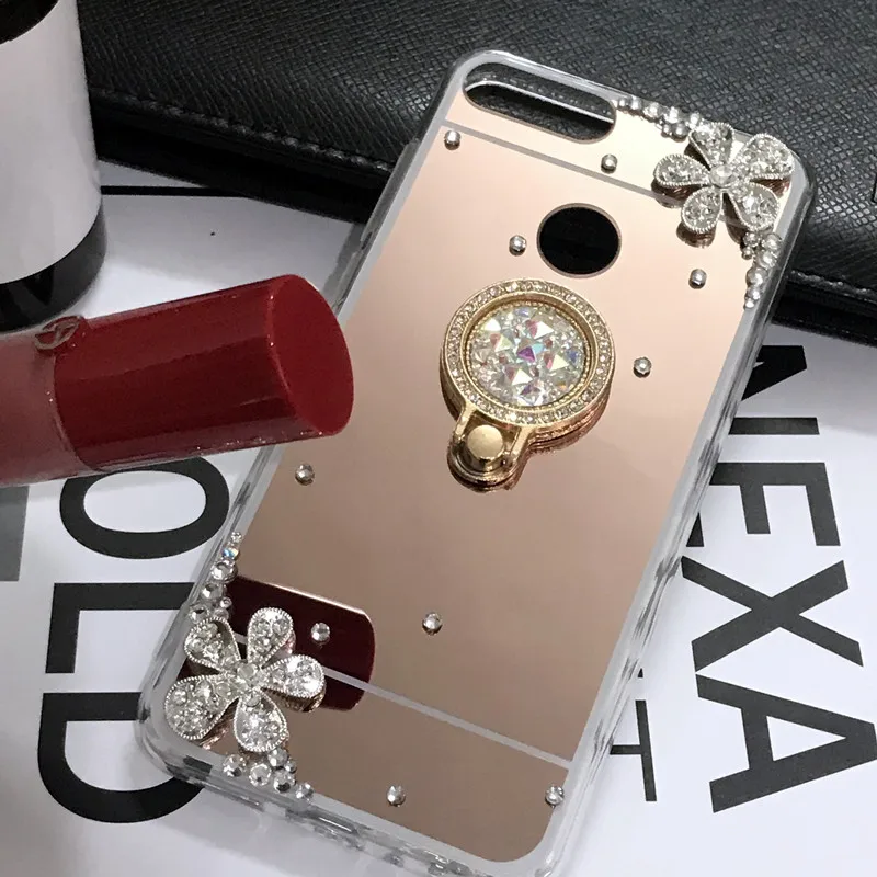 Чехол с зеркальной поверхностью для телефона Huawei P30 Lite Honor 7C 7A Pro Y5 Y9 Y7 Y6 Prime 2019 2018 9A 9C