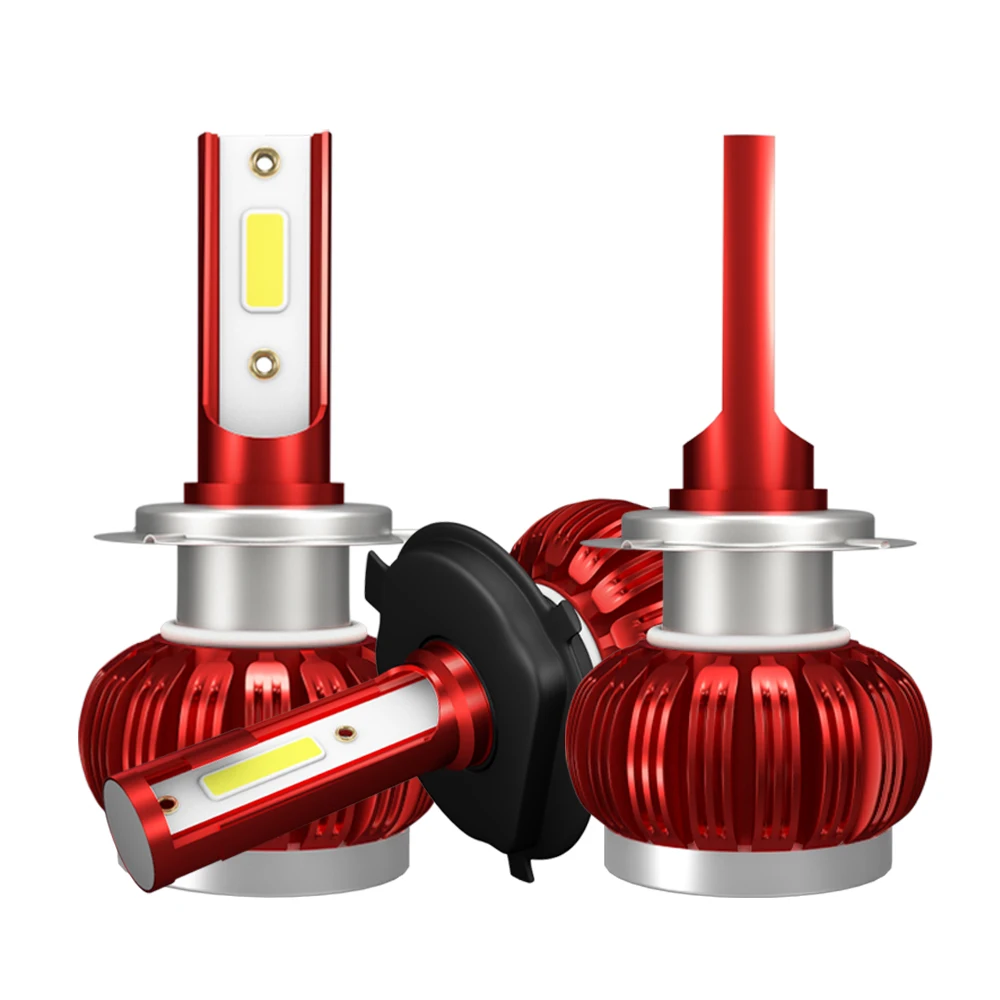 

COB Chip H4 H7 LED Headlight Conversion Kits H1 H11 9005 9006 HB3 HB4 Car Light Bulbs Auto Lamp 6000K 12V