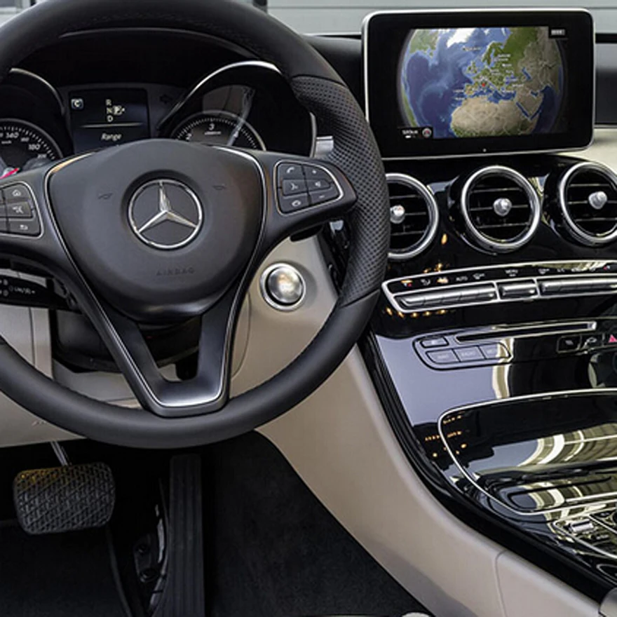 Подходит для Mercedes-benz C Class W205 Comand APS NTG5.0 видео интерфейс Автомобильная камера заднего вида с динамическими инструкциями