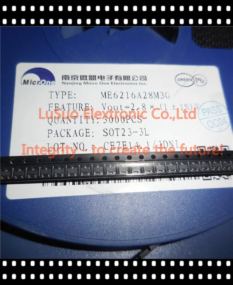 

20PCS ME6216A28M3G ME6216A28M3 ME6216A28 ME6216 SOT23 New Original