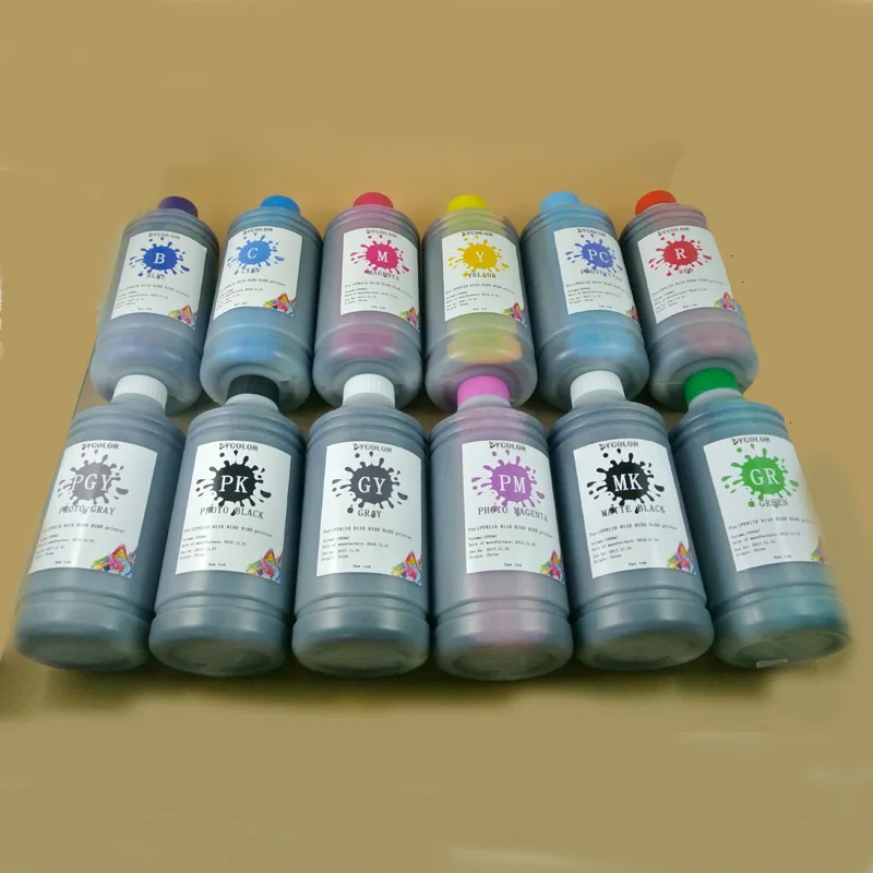 

12KG High quality IPF8400 IPF8410 dye ink for Canon IPF8400/8410 Printer