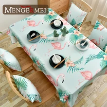 Flamingo Printed Tablecloth Cotton Linen Waterproof Table Cloth Polyester Waterproof Nordic style Table Cover ZB10 Flamingo Printed Tablecloth Cotton Linen Waterproof Table Cloth Polyester Waterproof Nordic style Table Cover ZB10
