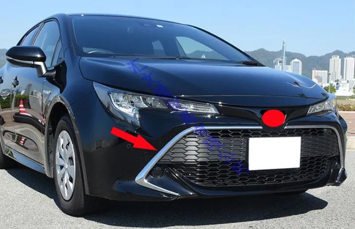 Для 2019 Toyota Corolla E210 спортивный хэтчбек Auris ABS Хромированная передняя решетка