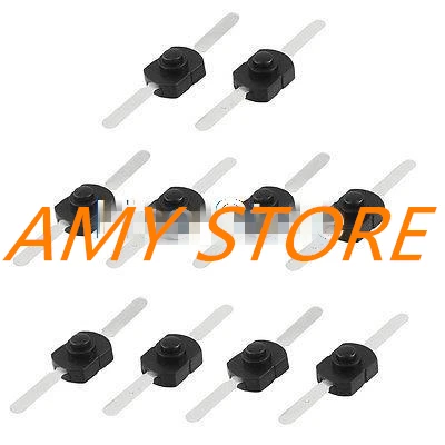 

10pcs 1712-CC DC 30V 1A Black On Off Mini Push Button Switch for Electric Torch