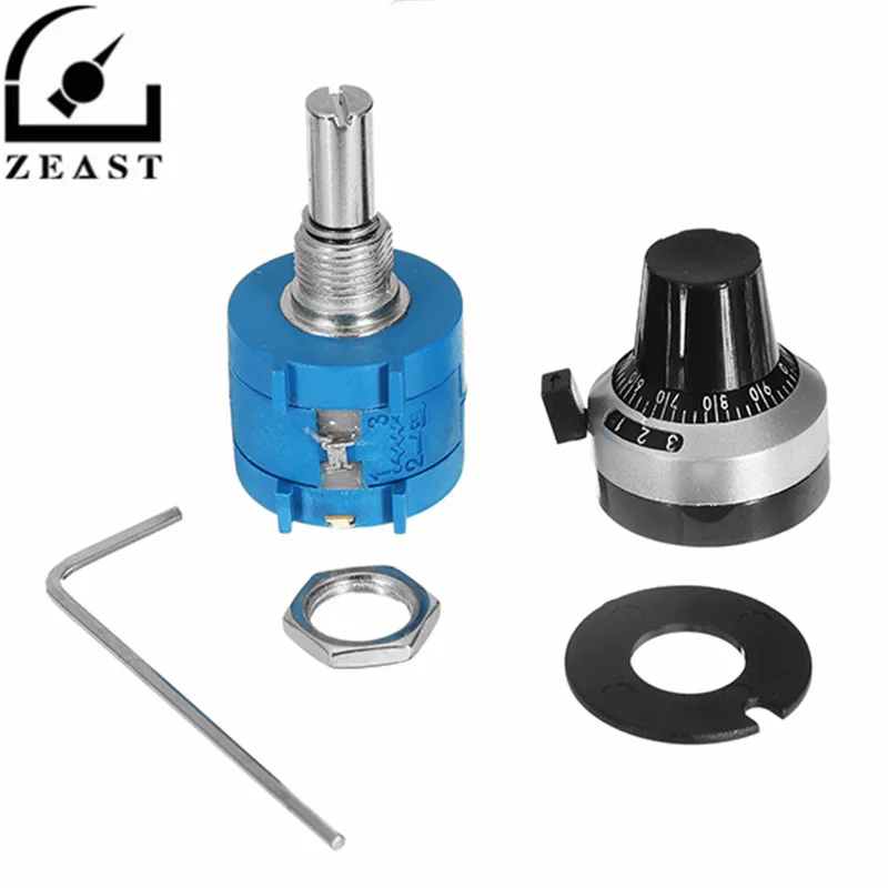 3590S 2 502L 5K Ohm 2W Multi Turn Precision Potentiometer With 10 Turns