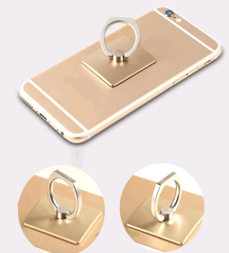 

BEESCLOVER Portable Universal Metal Finger Ring Phone Holder 360 Dgree Rotating Bracket for iPhone Samsung r20