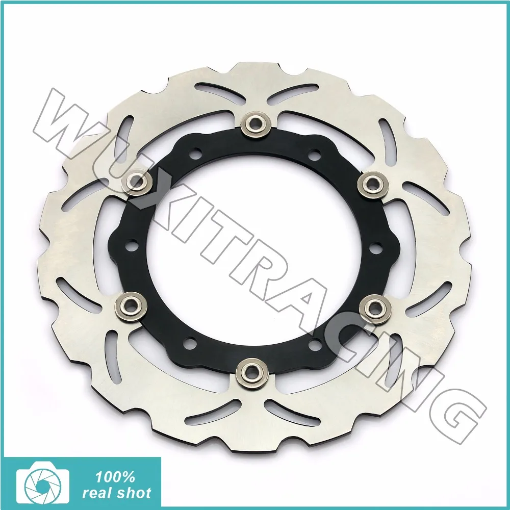 267mm Motorcycle New Front Brake Disc Rotor for YAMAHA XP T-MAX TMAX500 / ABS 500 2008-2011 2009 2010 Floating Wave Disk 1 pc 1 pcs motorcycle rear brake disc rotor for tmax500 tmax 500 2008 2009 2010 2011 2012 2013 red free shipping