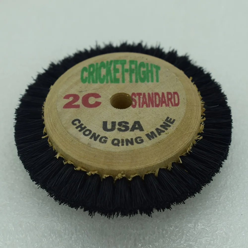 Dia 64mm Bristle brushes 2 row wood hub rotary wheel polishing