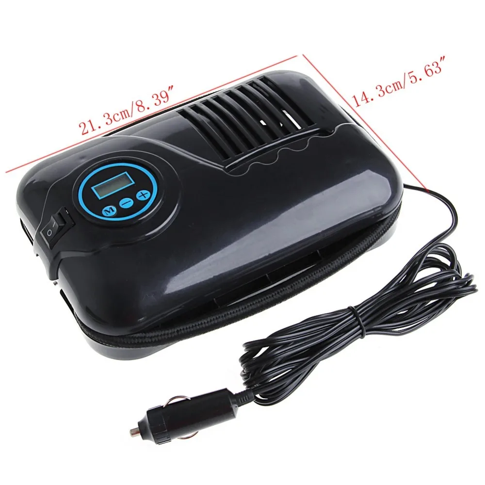 12V 250psi Digital Air Compressor Portable Car Van Inflator Pump Auto Cut Off Car-Styling 12V 250psi Digital Air Compressor Portable Car Van Inflator Pump Auto Cut Off Car-Styling