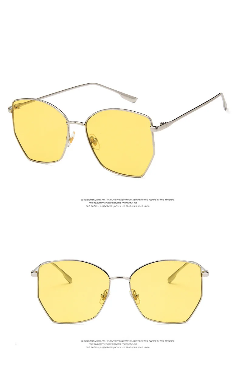 Прозрачные яркие Квадратные Солнцезащитные очки для женщин, модные негабаритные солнцезащитные очки, зеркальные классические винтажные очки розового цвета