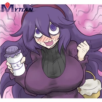 

MYTIAN 5d DIY Diamond Painting"Big Chest Sister"Full Square Cross Stitch "Japanese Cartoon girl"Mosaic Home Decor 3D Embroidery