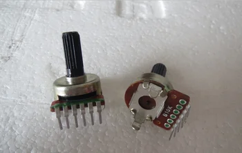 

[VK] Rambler sound potentiometer 161 vertical double potentiometer B10K handle length 16MM switch