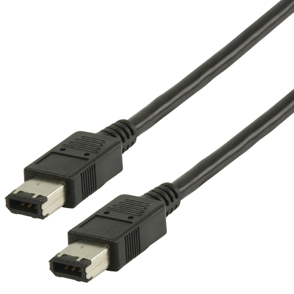 IEEE1394 кабель Firewire шнур 6 Pin до 1 5 M (cooper проводник + фолинг AL оплетка) |
