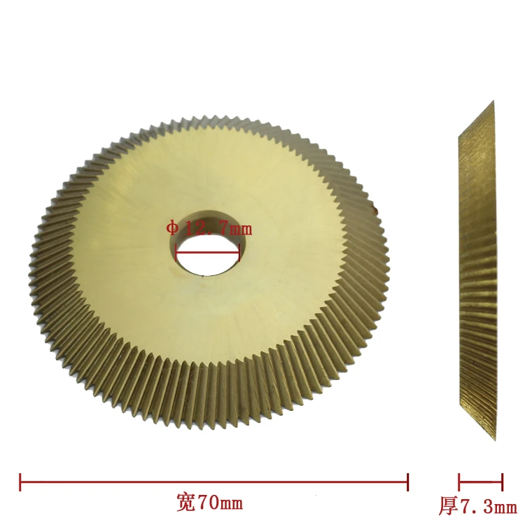 P253 Wenxing 70 мм 12,7 мм 7,3 мм лезвие резака для ключей Diks Запчасти для станков