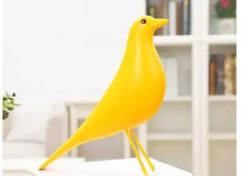 

The Nordic pigeons mustang bird White blue red art form Home pigeon bird family crafts TV ornament culpture statue