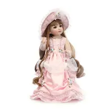 Длинные волосы шляпа 45 см BJD кукла невесты SD куклы сладкая принцесса девушка с наряд элегантное платье Парики Красивые игрушки Свадебные украшения