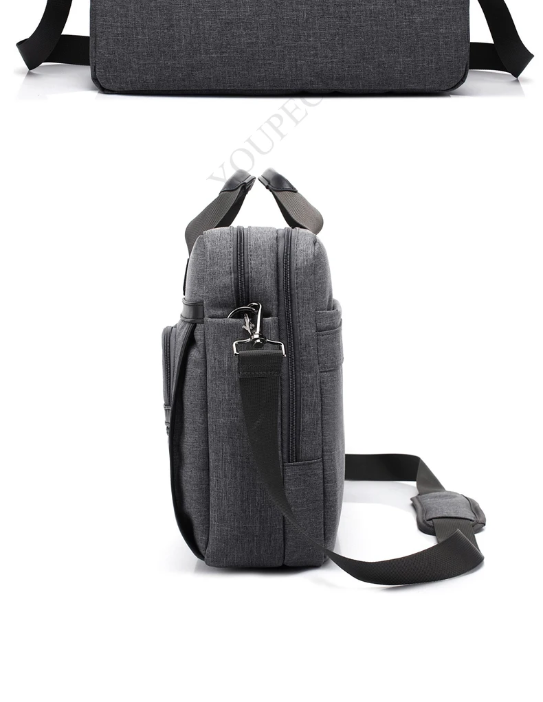 Большая Вместительная деловая сумка для ноутбука 17,3 15,6 дюймов Сумка для ноутбука сумка через плечо Женская Мужская Мульти-отсек