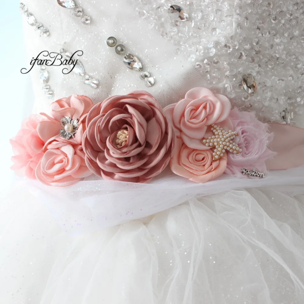 Women Flower sash belt  (4)