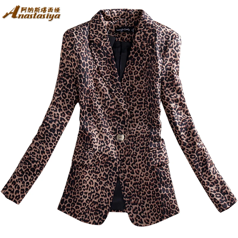 Online Buy Wholesale leopard print blazer from China