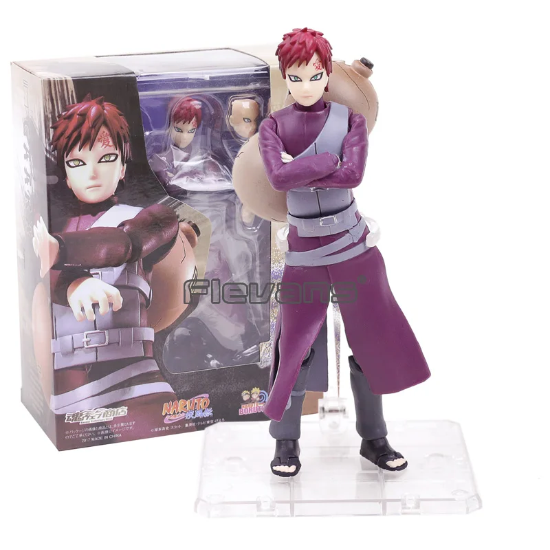 Pаспродажа Наруто СВЧ S. H. Figuarts Гаара ПВХ фигурку Коллекционная модель игрушки