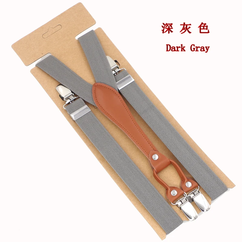 Boys Suspenders Kids Braces Elastic Adjustable Girl's Suspenders Kids Suspender for Wedding 9colors 2.5cm*80cm kids suspenders set