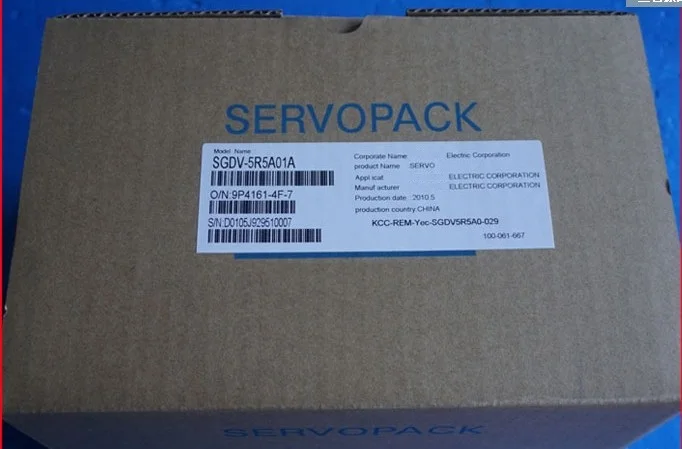 

SGDV-5R5A01A new and original servo pack with cable