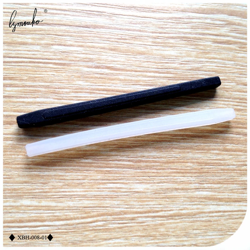 Lymouko 1 пара металлическая дужка очков противоскользящее Тонкое Отверстие держатель для очков зажим рукав Мягкий силикон предотвращает аллергию крючки для ушей