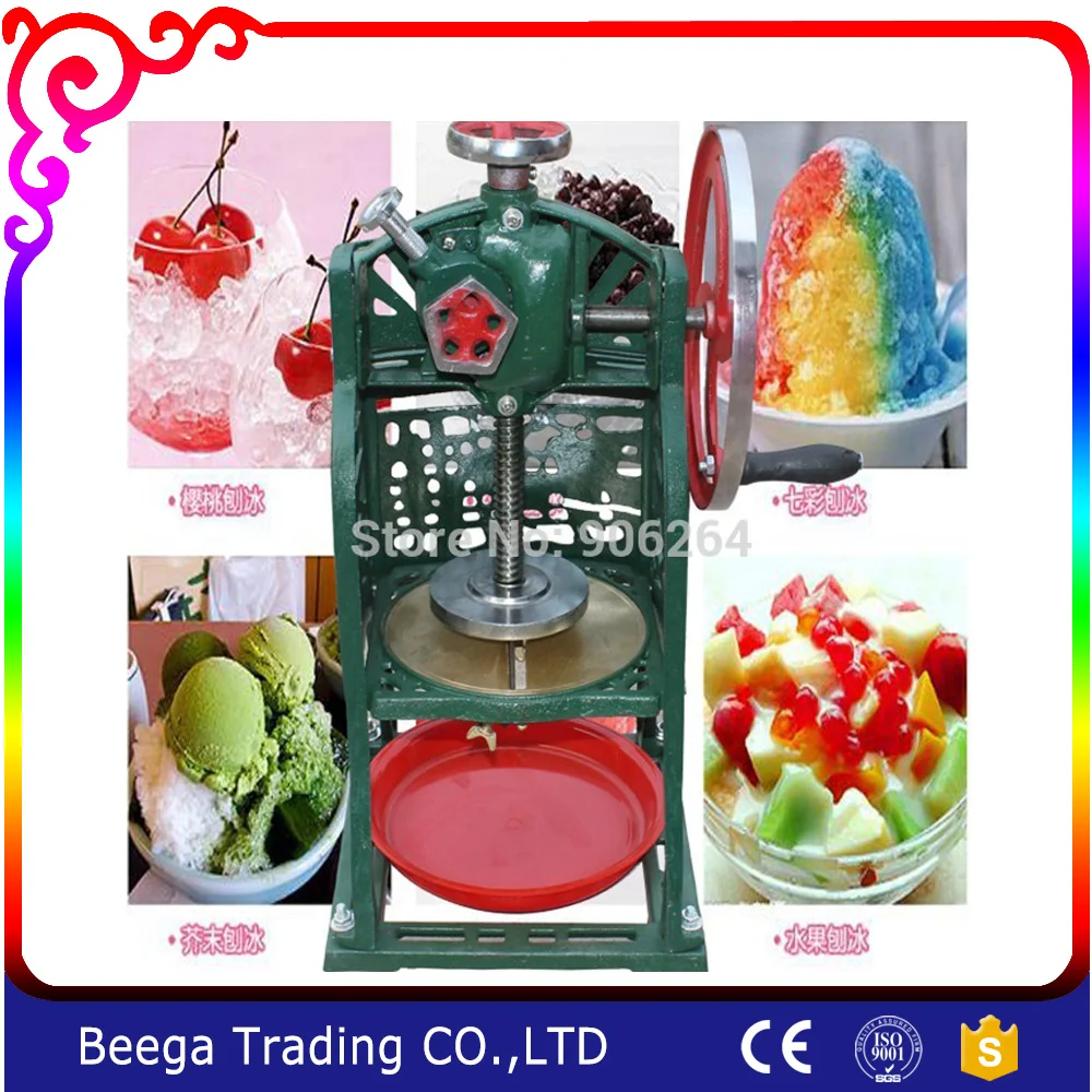 

Manual Ice Shaver Hand Ice Chopper Ice Drink Blender Commercial Snow ice machine Home Use Block Shaving Machine