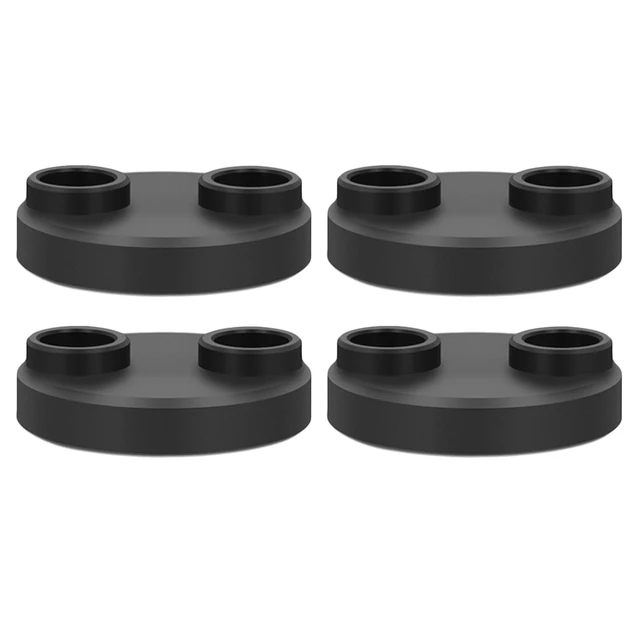 Flycoo 4pcs Motor Cap for Parrot Anafi Drone Protection Accessory Dustproof Shockproof Waterproof CNC Alloy Aluminum Red 