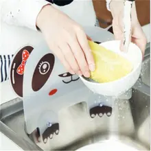 Новинка, горячая Распродажа, милая панда, брызги воды, защита экрана, перегородка, доска, присоска, перегородка для воды, тарелка для умывальника, перегородка для раковины, кухонные инструменты