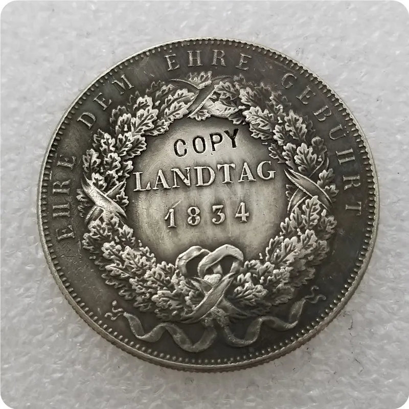 Tpey 2_1834 German States Coin Copy Commemorative Coinsreplica Coins