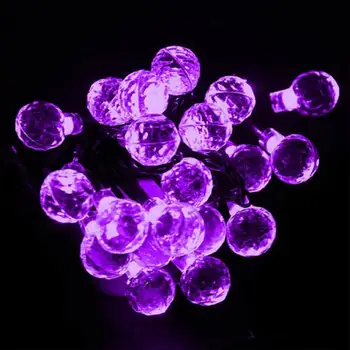 

6.5M 30LED Solar Crystal ball light string Christmas Wedding Party Decoration wedding decoration christmas lights outdoor fairy