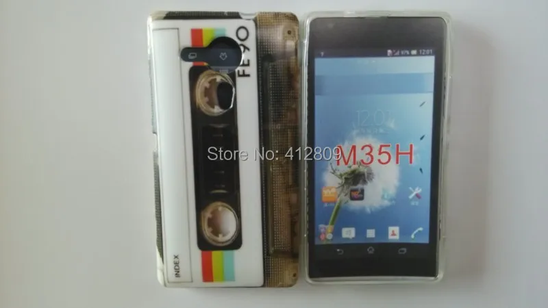 1 шт. Новый Стильный винтажный Чехол из мягкого ТПУ с рисунком радио для sony Xperia SP
