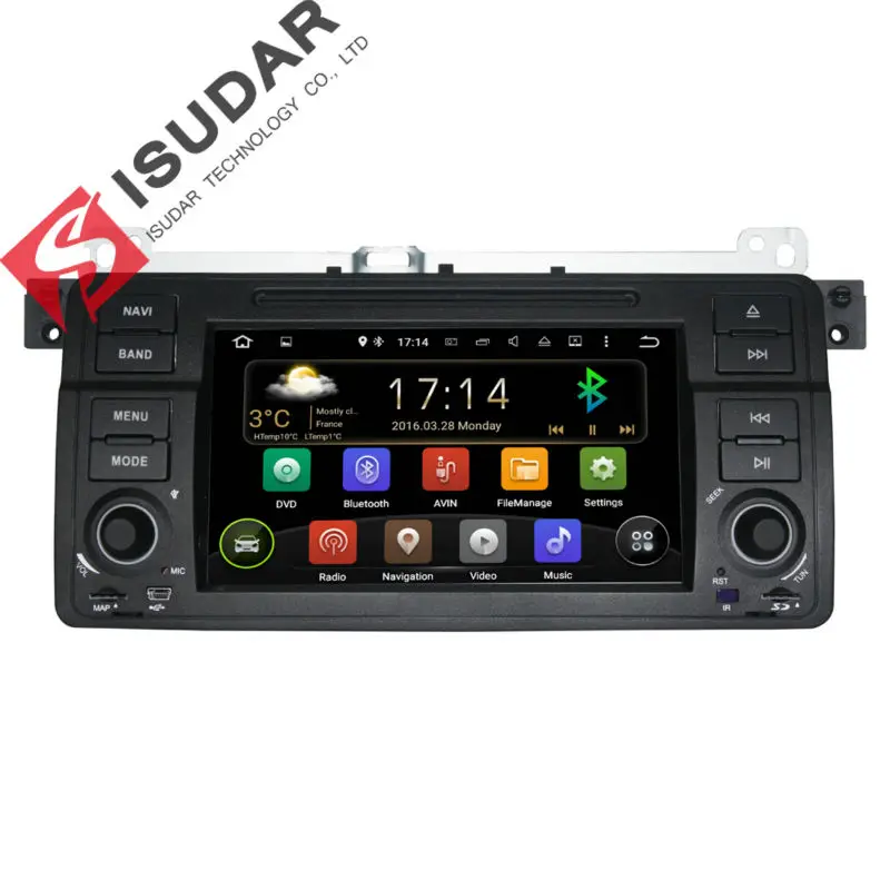  Android 5.1.1 7 Inch Car DVD Player Multimedia For BMW/E46/M3/MG/ZT/3 Series Rover 75 Canbus Wifi GPS Navigation FM Radio Map 