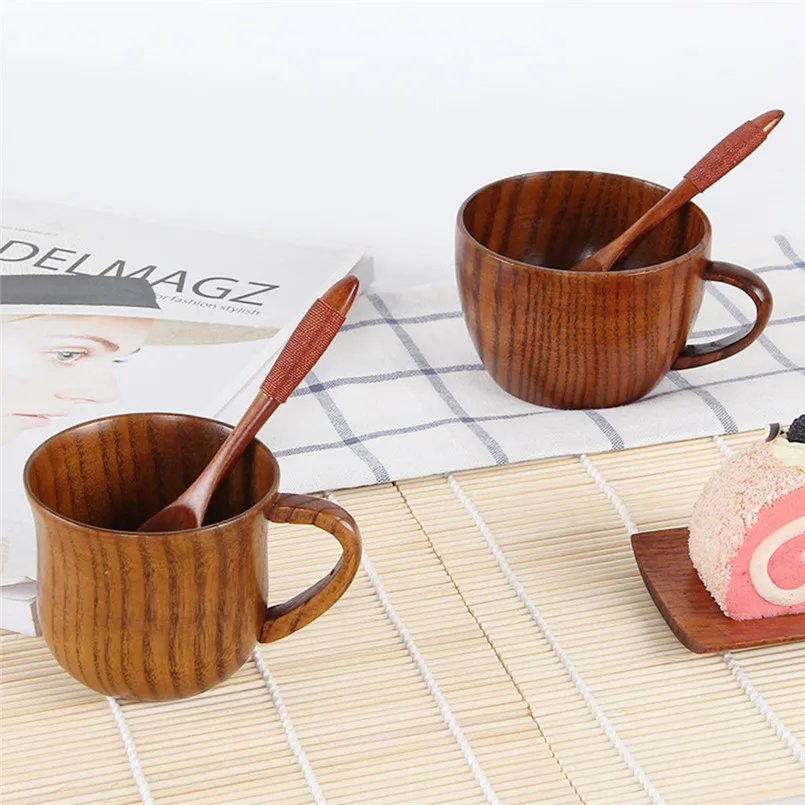 Натуральные деревянные палочки чайная чашка девять стилей ретро классический ручной работы маленький домашний чай чашка набор Tazas 40JULY09