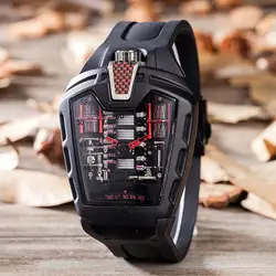 Полые наручные часы Ghost Silica силиконовый браслет кварцевые мужские наручные часы cool relogio часы мужские наручные часы персонализированные