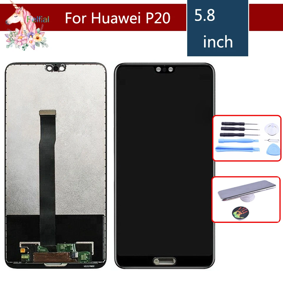 

Original For Huawei P20 Lite LCD Display Touch Screen Digitizer LCD With Frame P20 LCD Screen EML-L09 EML-L22 EML-L29 EML-AL00
