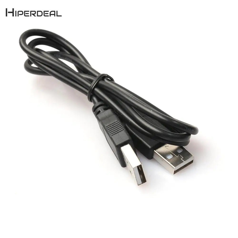 HIPERDEAL черный цвет 0,8 м USB 2,0 Тип A штекер-type-A Мужской кабель черный удлинитель для ПК U диск линия BAY09