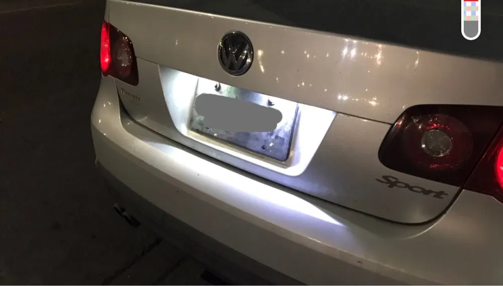 2 шт. светодиодный номерной знак светильник для Volkswagen VW Touran размеры возраста от 1