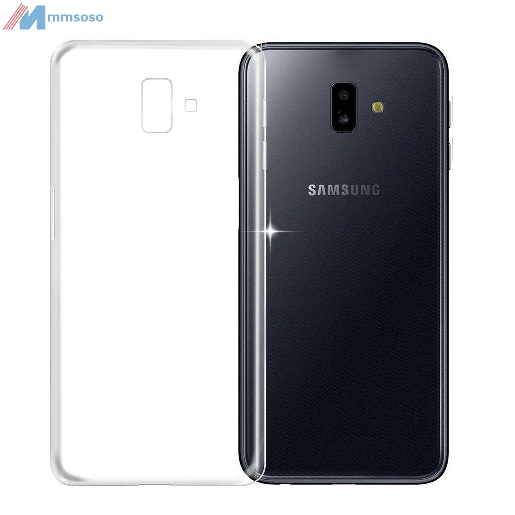 Для Samsung Galaxy J6 Plus Чехол J6Plus чехол Мягкая силиконовая задняя крышка для J610F J610 SM-J610F |