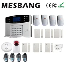 GSM сигнализация с беспроводными датчики дыма по DHL