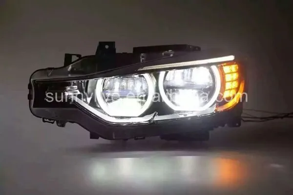 Для BMW F30 F35 318 320 325 328 330 335 LED Ангел глаза фар сборки sy