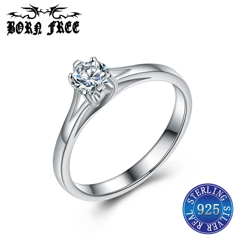Женские кольца кольцо из стерлингового серебра 925 пробы элегантное anillos bague femme