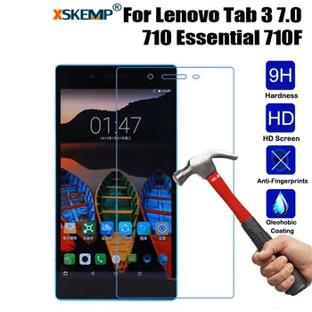 

XSKEMP 9H Premium Real Tempered Glass Screen Protector For Lenovo Tab 3 7.0 710 Essential 710F LCD Tablet Protective Glass Film