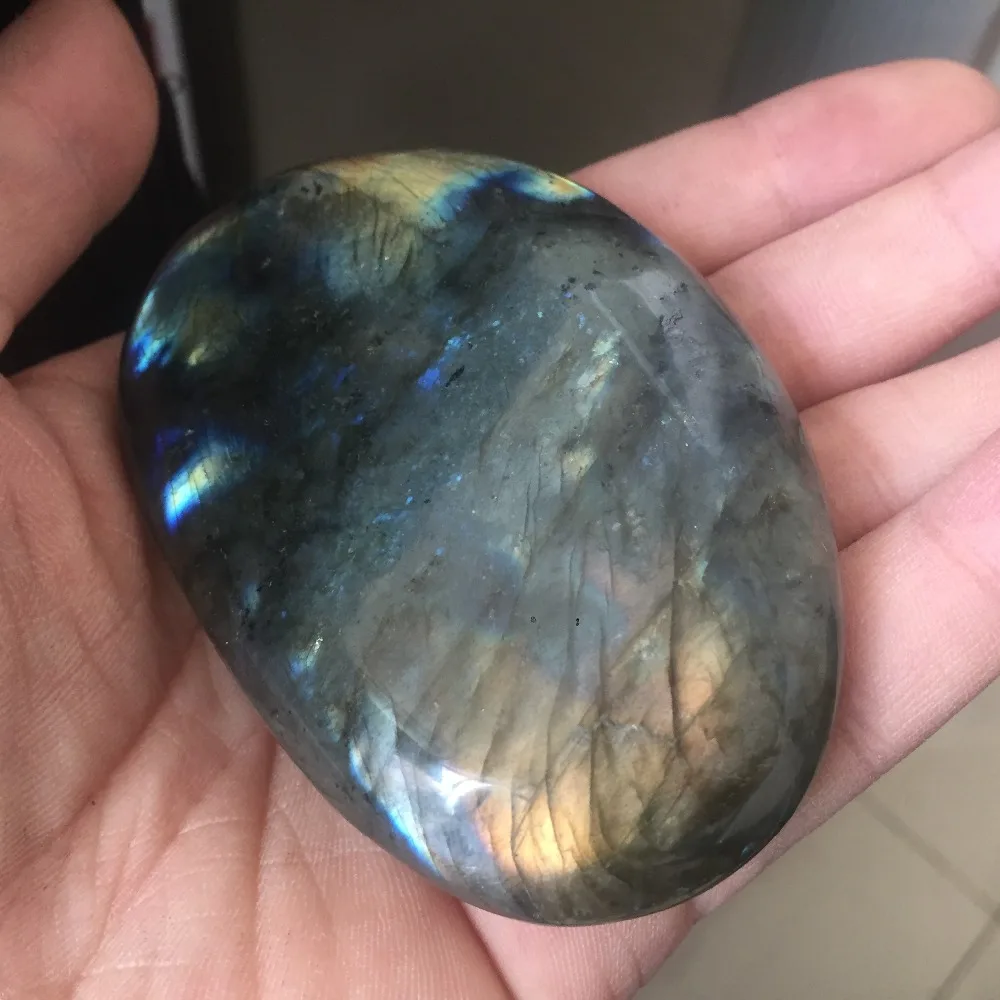 

160g Natural Labradorite Crystal Stone feng shui products free shipping
