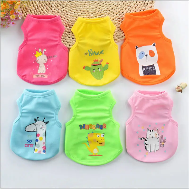 

Autumn Spring small dog clothes milk dog cat vest teacup newborn cat dog clothes small dog clothing