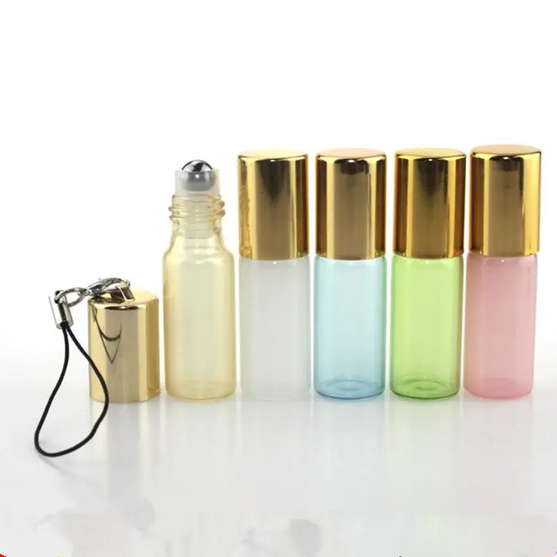 5ml Essential Oil Roller Bottles with metal Roller Balls Aromatherapy